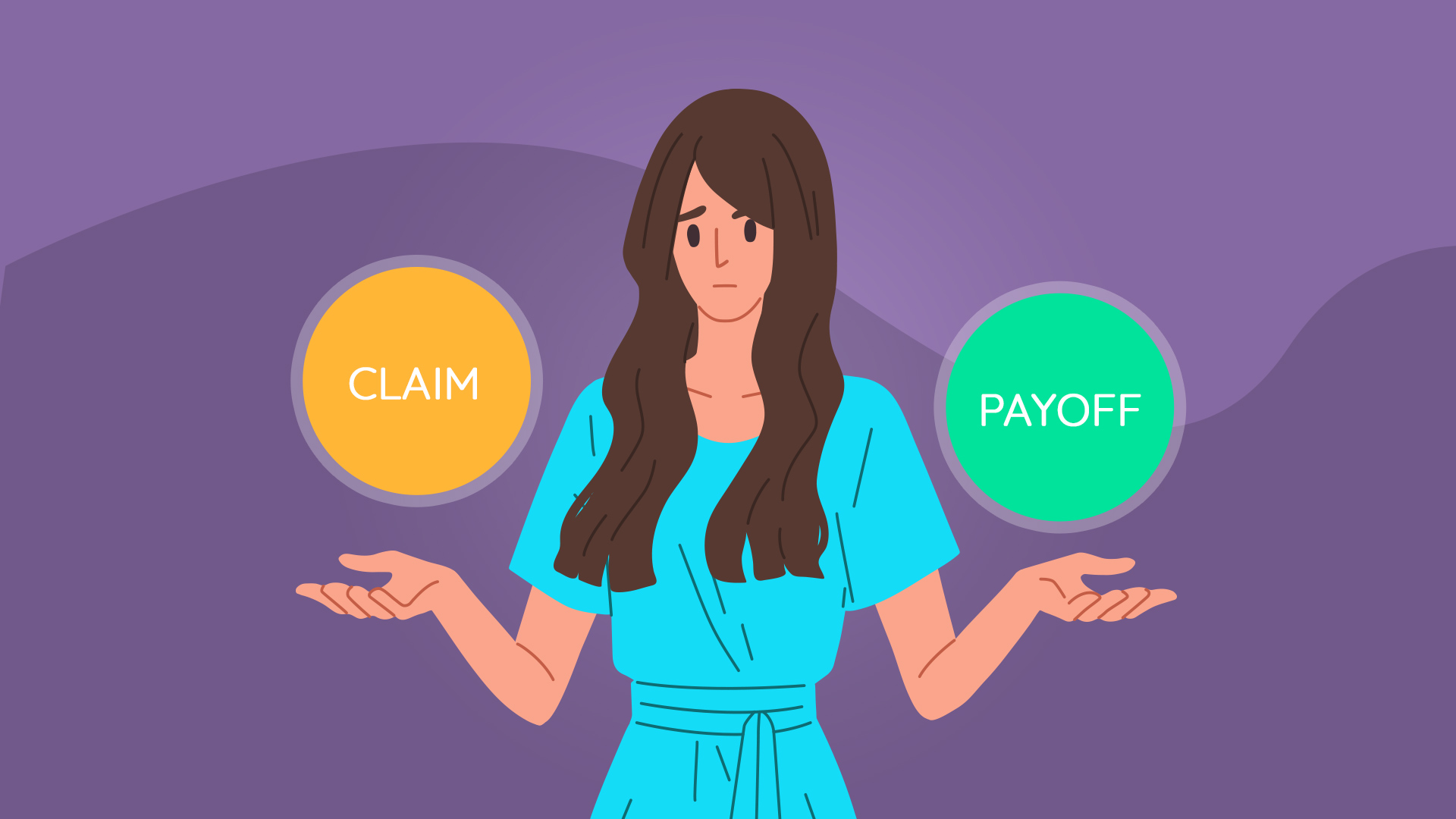 Qual è la differenza tra claim e payoff?